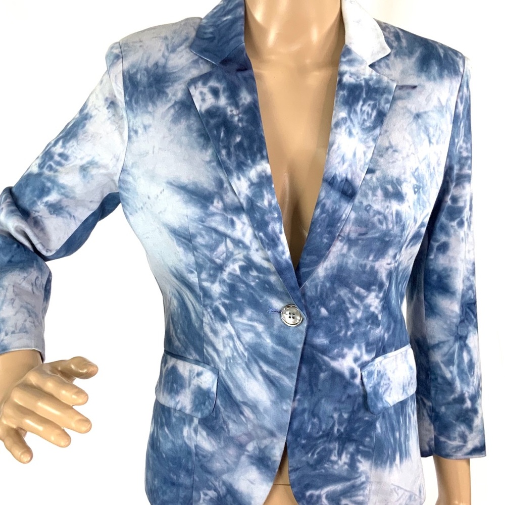 🎉👠HOST PICK👗🎉 BOSTON PROPER Tie Dyed Blazer - Picture 8 of 8